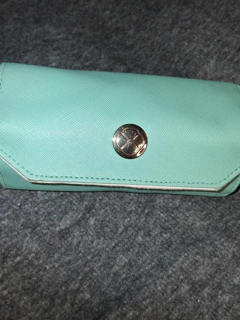 Mint Green Vlando Traveling Jewelry Organizer Clutch